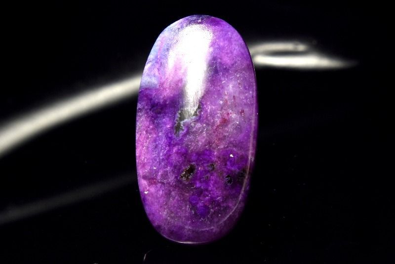 １点物 AAAA 最 の発色 スギライト 杉石 22 x 12 mm オーバル ルース パワーストーン 天然石 _PC 6899