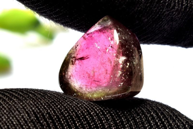 1点物】AAAA☆美麗バイカラー ウォーターメロントルマリン 11x10mm