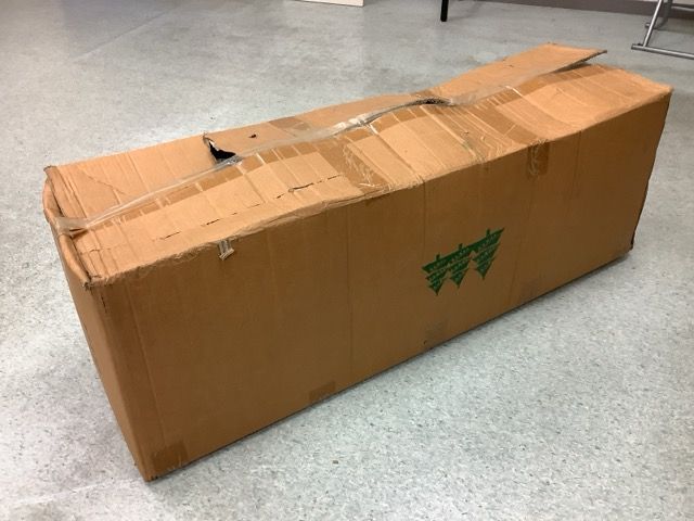 KS アウトレット クリスマスツリー 210cm 本物松ぼっくり 木製オーナメント付 ヌードツリー リビング