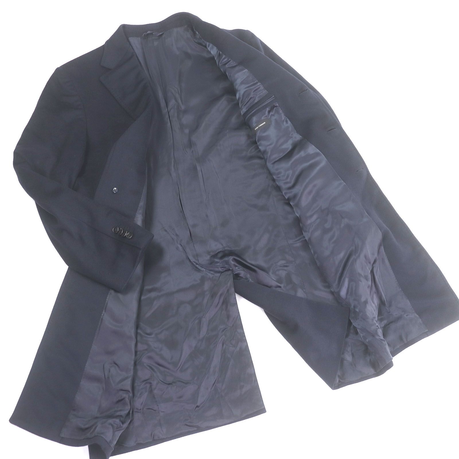 美品□Ermenegildo Zegna エルメネジルドゼニア カシミヤ100