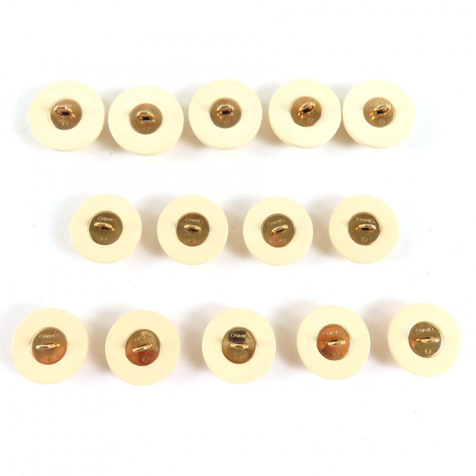 美品◇CHANEL シャネル ヴィンテージ ココマーク金具付き ボタン 大5個