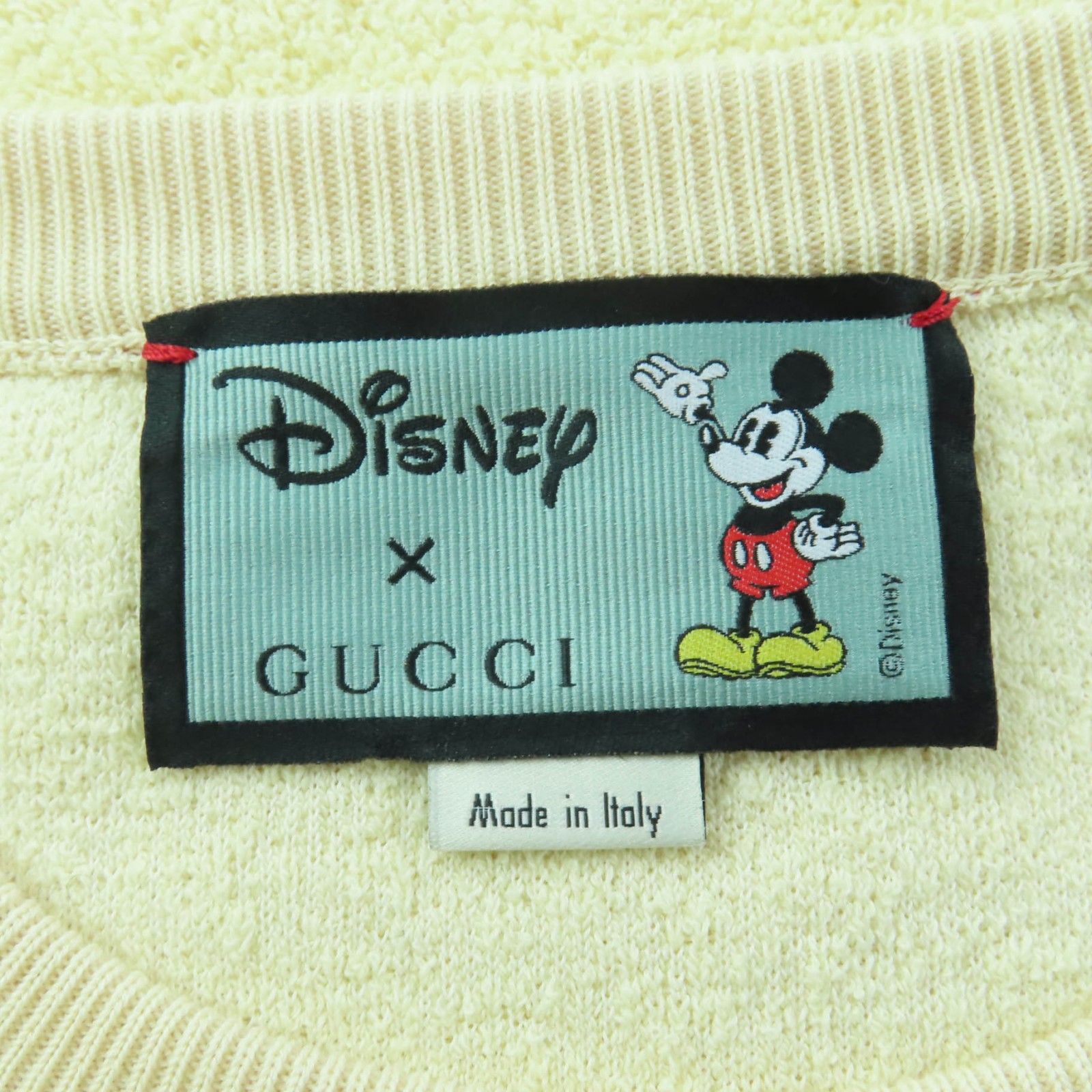 △ご購入前に在庫確認のコメント下さい GUCCI×ディズニー　ミッキーワンピース GUCCI×Disney/グッチ×ディズニー/ミッキーハーフジップワンピース/AB