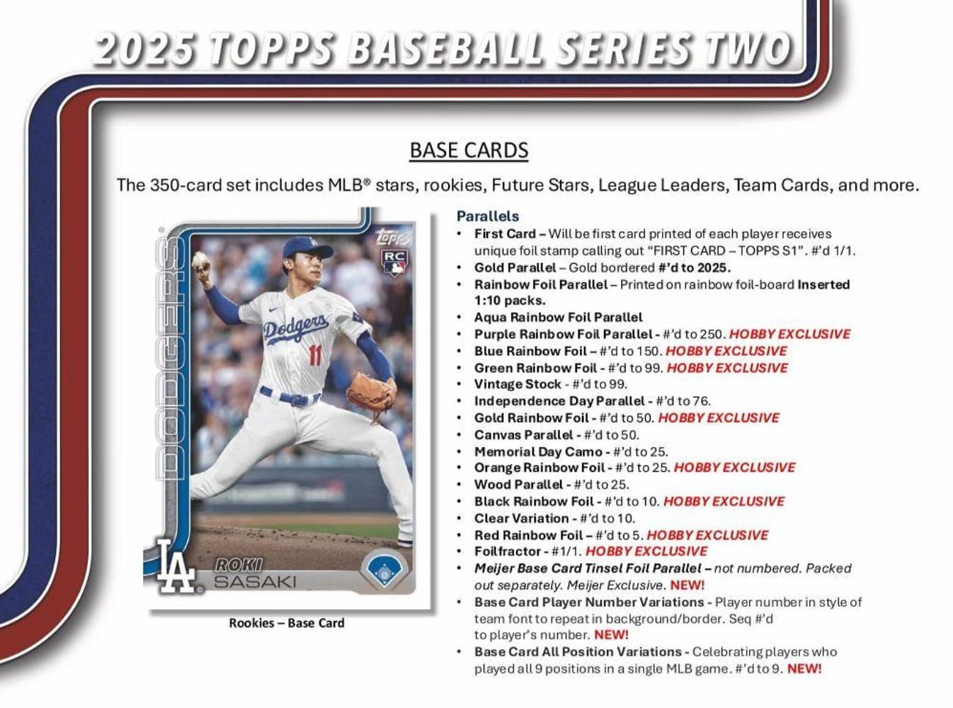 MLB 2025 TOPPS SERIES 2 BASEBALL JUMBO BOX
