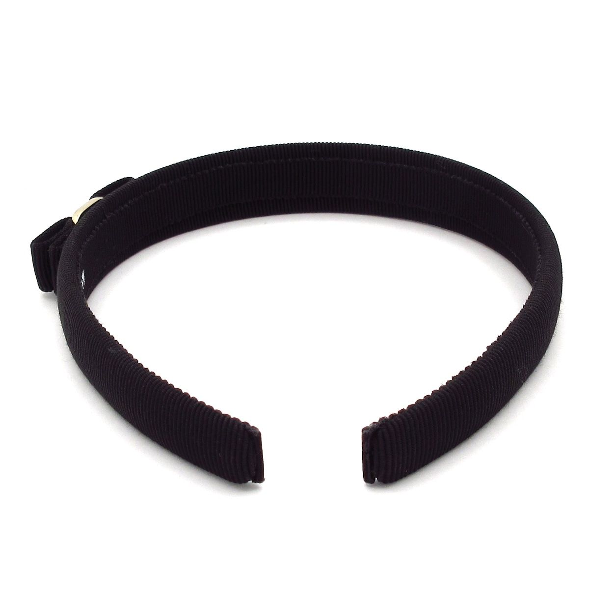 FERRAGAMO SalvatoreFerragamo サルバトーレフェラガモ カチューシャ - 黒 ヴァラ