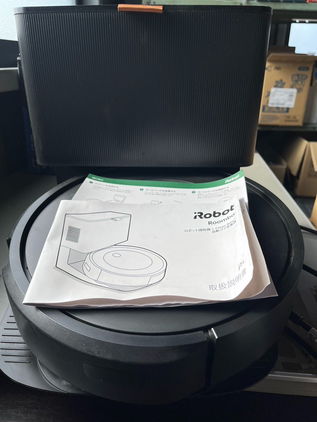 在庫処分】 箱なし 動作未確認 iRobot ルンバ j7+ 自動ゴミ収集機