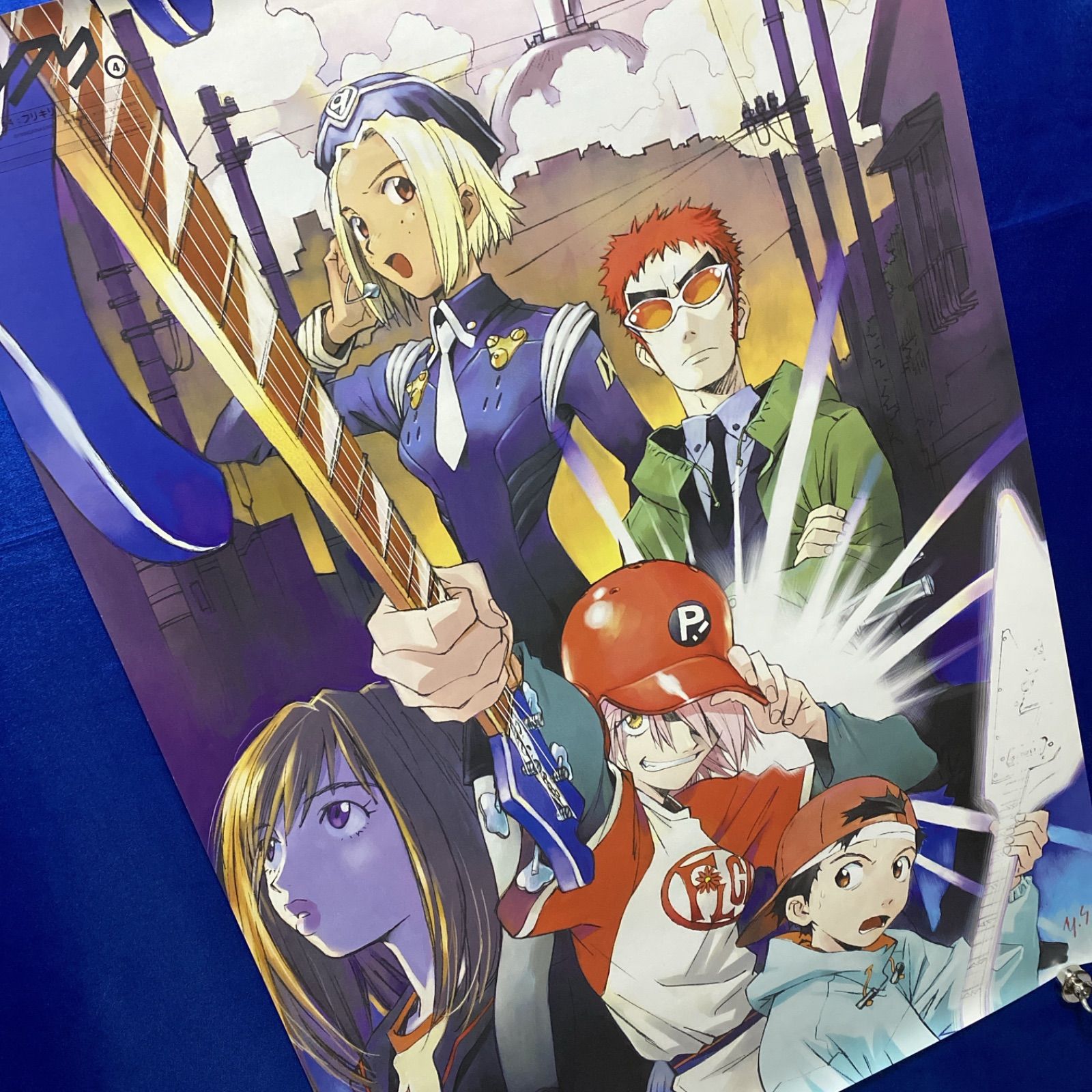 フリクリ FLCL DVD特典B2ポスターVol.4「フリキリ」貞本義行 #546