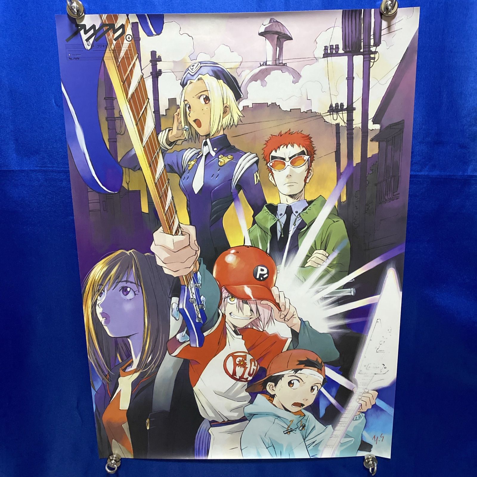 フリクリ FLCL DVD特典B2ポスターVol.4「フリキリ」貞本義行 #546