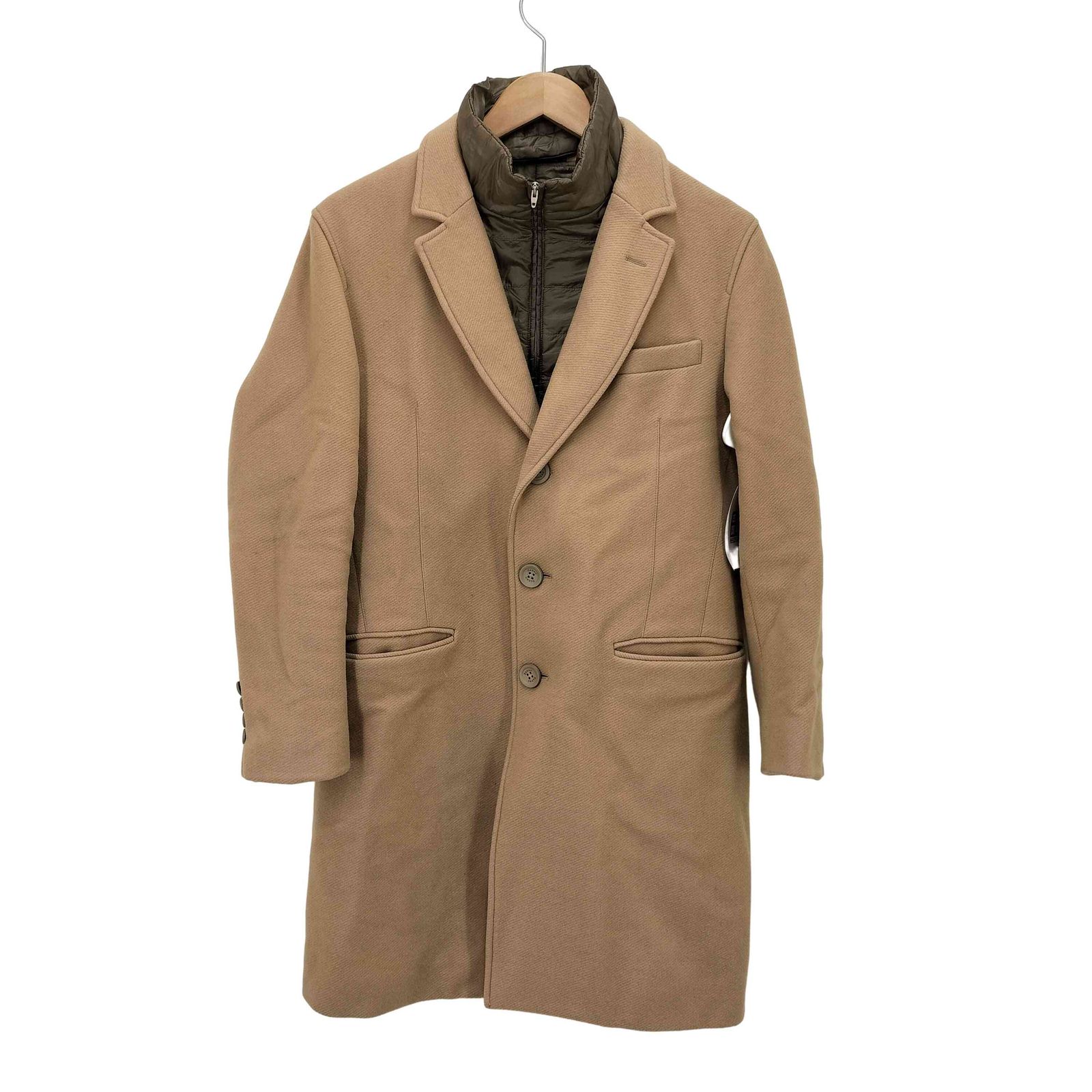 Herno(ヘルノ) ダイアゴナル ウールチェスターコート メンズ JPN：46 【中古】【ブランド古着バズストア】 ヘルノ Herno ダイアゴナル ウールチェスターコート メンズ JPN：46