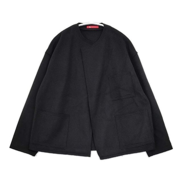 a. IOJK-14A511 ウール ピン付き ノー ジャケット ブラック レディース エードット 5-1029T∞