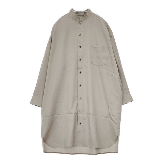 TICCA ウォッシャブルウールスタンドチュニック 定価31900円 TBBA-141 ワンピース グレージュ レディース ティッカ 5-1029T∞