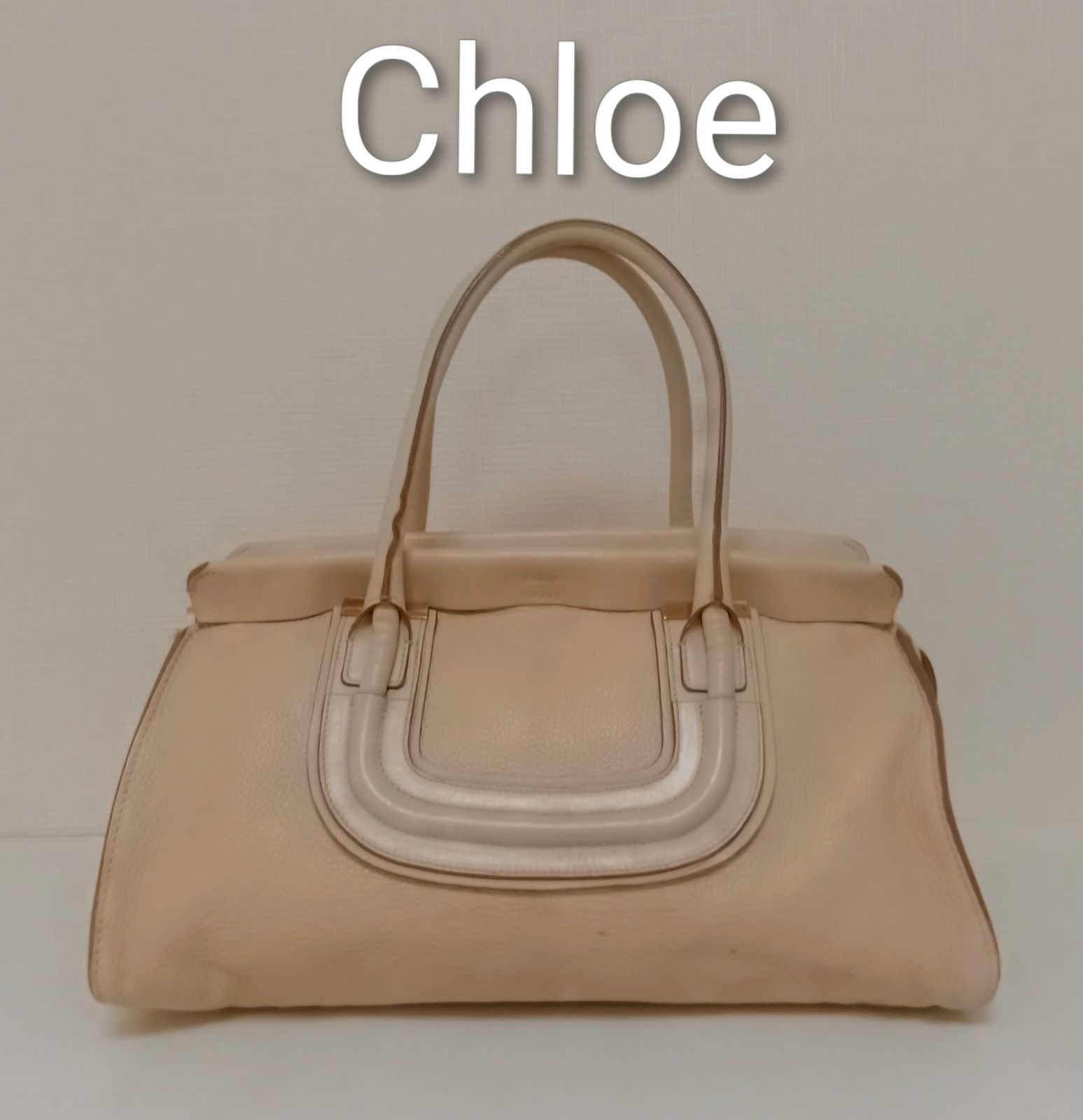 ANZ10 クロエ エバーストン ボストンバッグ ゴールド金具