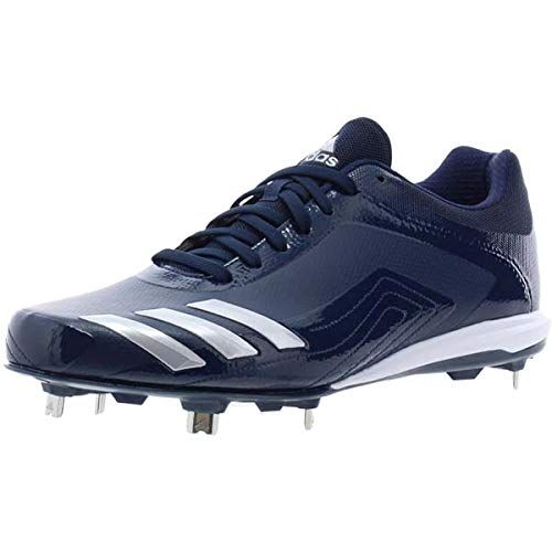 アディダス 野球スパイク アディゼロ スピード CS 9 75 EPC 12 メンズ カレッジネイビー シルバーメタリック フットウェアホワイト EE 9091 24.5 cm