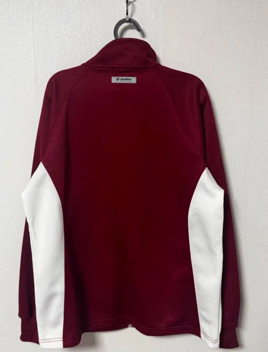 LOTTO イタリア 挑戦 バーガンディ トラック ジップアップ