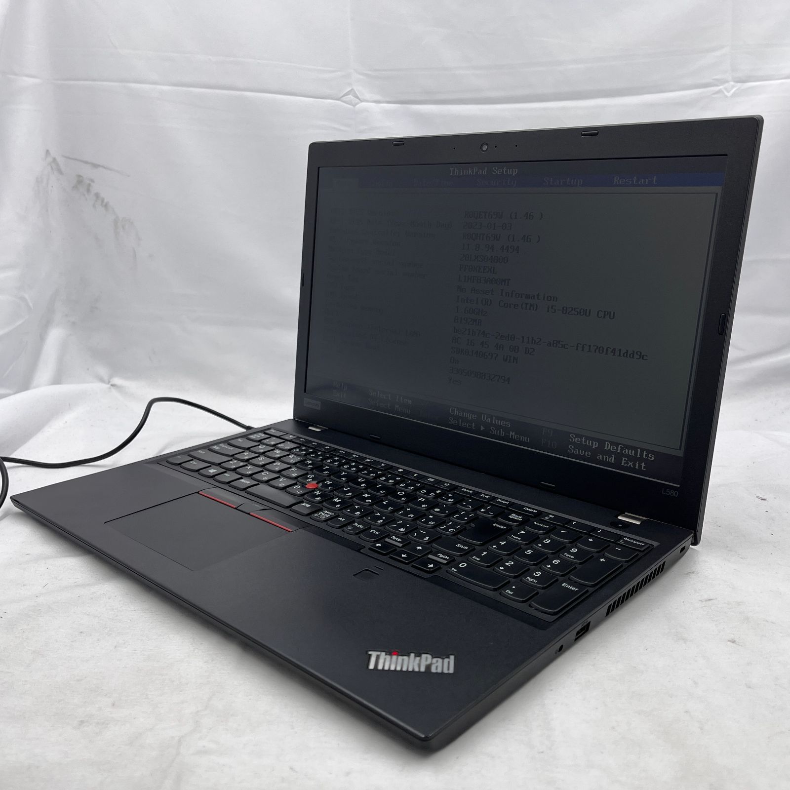 スライドパッド動作不安定 Lenovo ThinkPad L 580 Core i 5 8250 U 8 GB SSD 256 15.6インチ OS無し ノートパソコン RM 626