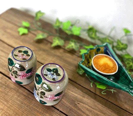 がく紫陽花ピンク＆ブルー