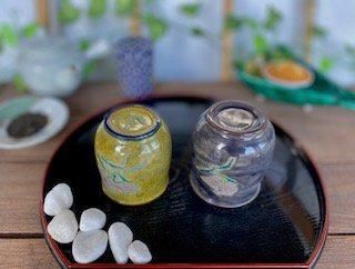 メーカー直送 九谷焼 夫婦湯呑 黄 紫塗りなでしこ 裏絵 WWW_OPDRERGINERDOGAN_COM