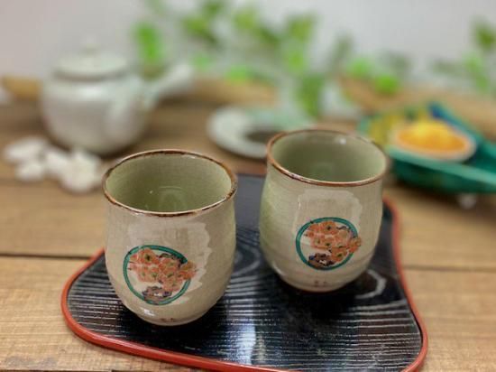 メーカー直送 九谷焼 夫婦湯呑 金丸松竹梅 裏絵 WWW_OPDRERGINERDOGAN_COM