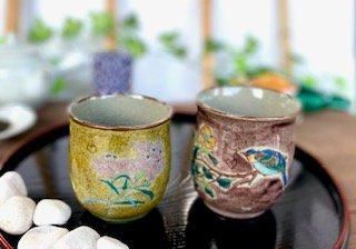 黄塗りなでしこ＆紫塗り