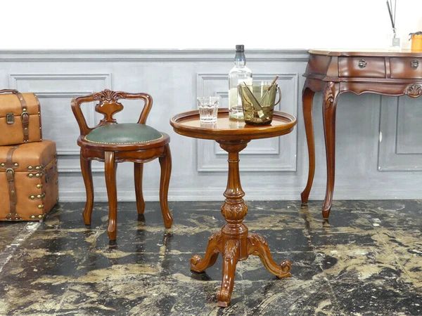 【新品・送料無料】【完成品】ヴァーサ　ラウンドテーブル 送料無料】ヴァーサ ラウンドテーブル（ブラウン） - メルカリ