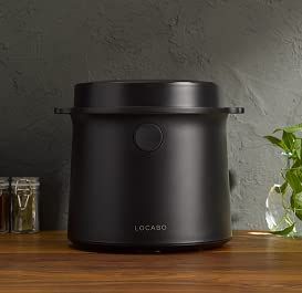 LOCABO 炊飯器 黒 円筒形 未使用 LOCABO（ロカボ） 糖質カット炊飯器 LOCABO (ブラック) 【公式通販】