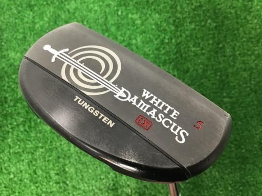 オデッセイ WHITE DAMASCUS ix 5 34インチ パター PT スチール フレックスその他 メンズ 男性用 右利き 右用 Cランク ゴルフクラブ