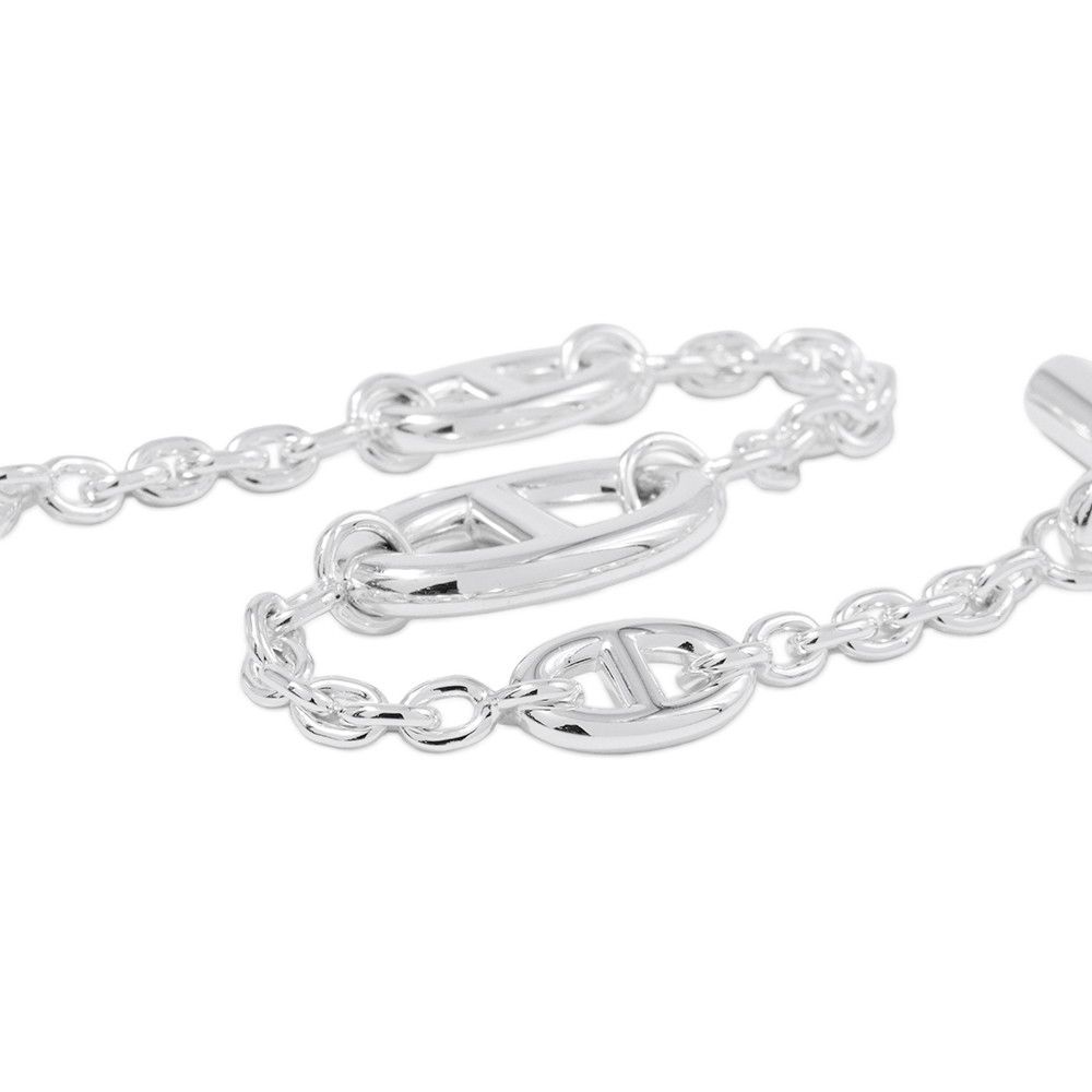 エルメス ブレスレット シェーヌダンクル ファランドール SV 925シルバー サイズLG HERMES ジュエリー