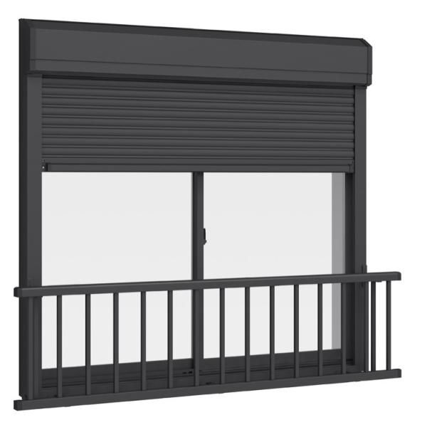 アルミ手すりS型 シャッター付引違い窓 半外付型用 24309 手すりW 2 620mm × 手すりH 900mm LIXIL リクシル TOSTEM トステム