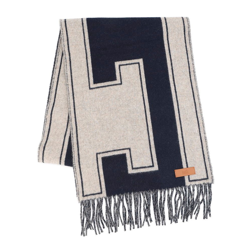 エルメス マフラー クレ ドゥ H カシミヤ HERMES ストール
