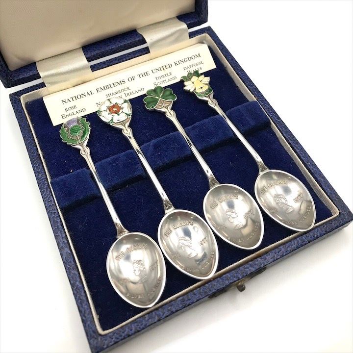 良品 Mappin&Wedd マッピン&ウェッブ 英国 花 モチーフ シルバー