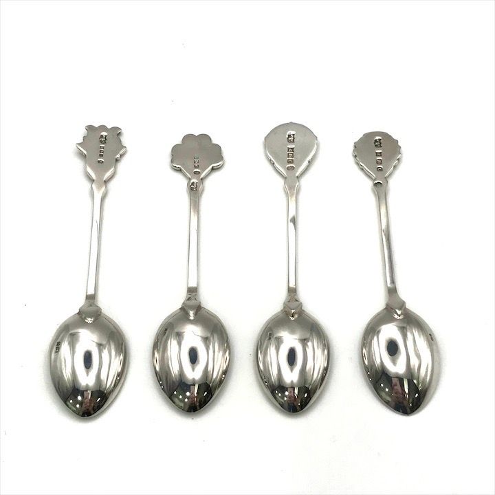 良品 Mappin&Wedd マッピン&ウェッブ 英国 花 モチーフ シルバー