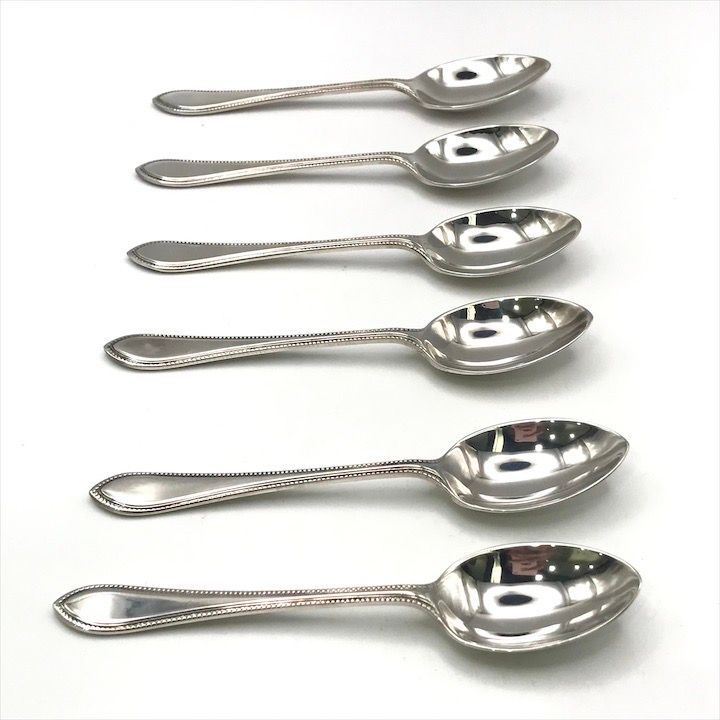 美品 Mappin&Wedd マッピン&ウェッブ シルバー ティー スプーン 6本