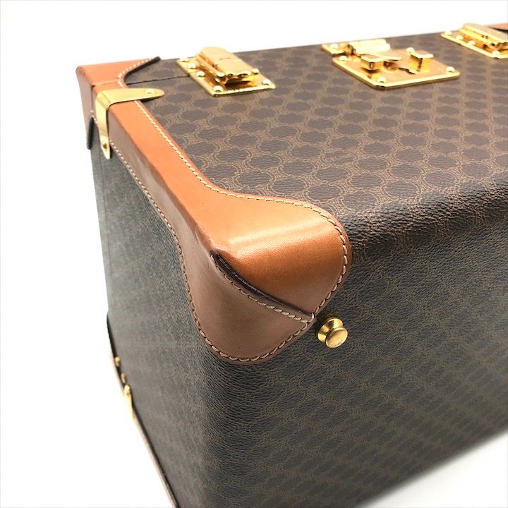  CELINE セリーヌ マカダム トリオンフ ハンド バッグ コスメボックス トランクケース ブランド 鞄 カバンBAG r 330 その他 バッグ