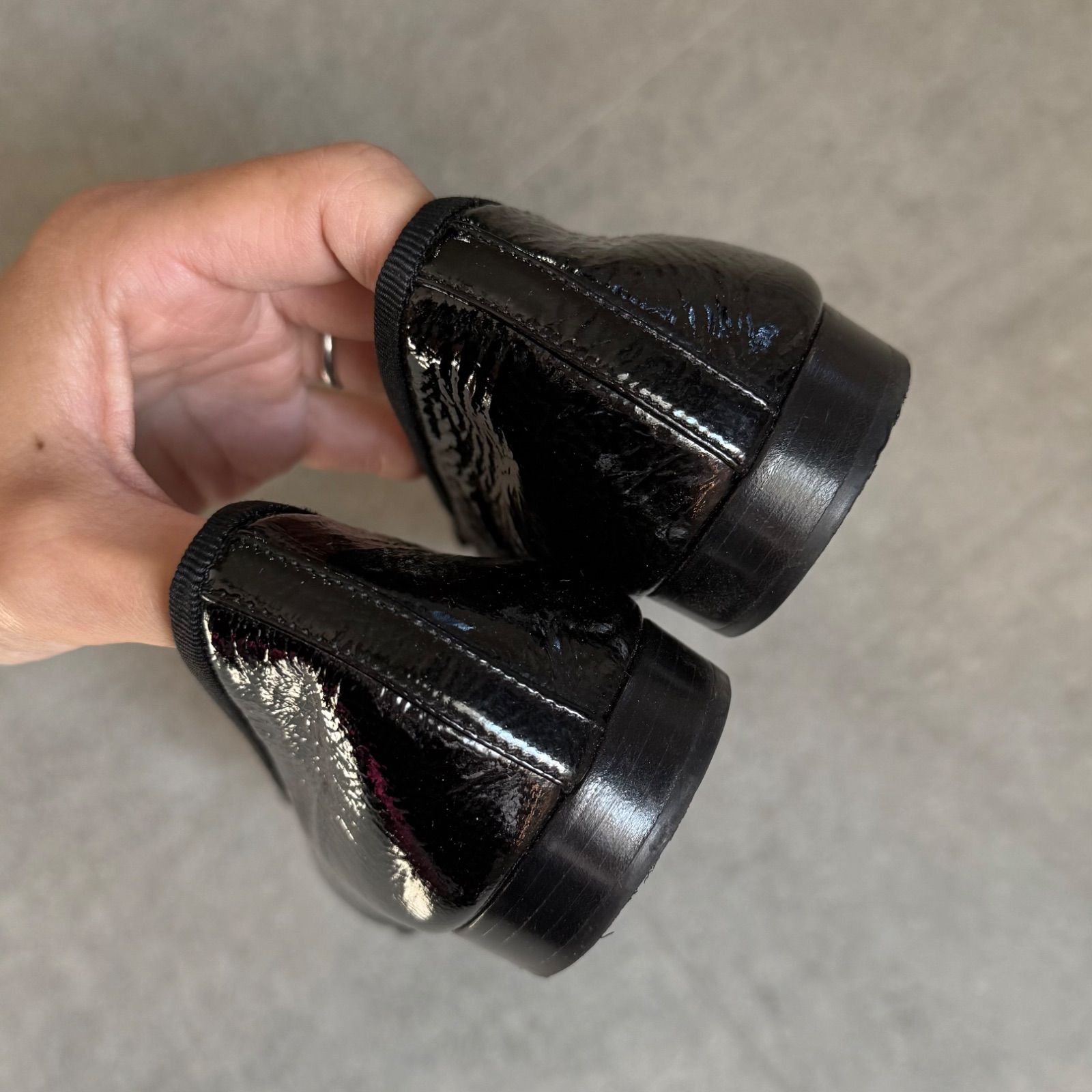 CHANEL シャネル ココマーク リボンバレエシューズ フラットシューズ