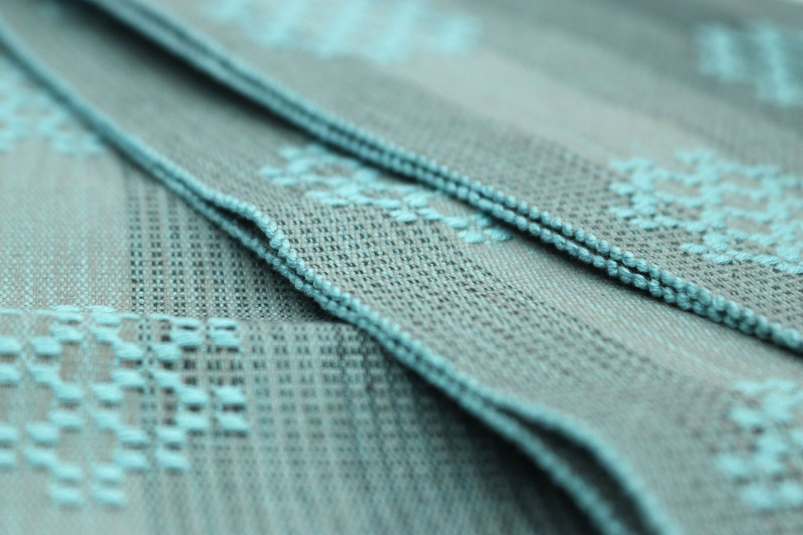 oha 075 首里 花織 染織 手織 四寸帯 半幅帯 木綿１００％