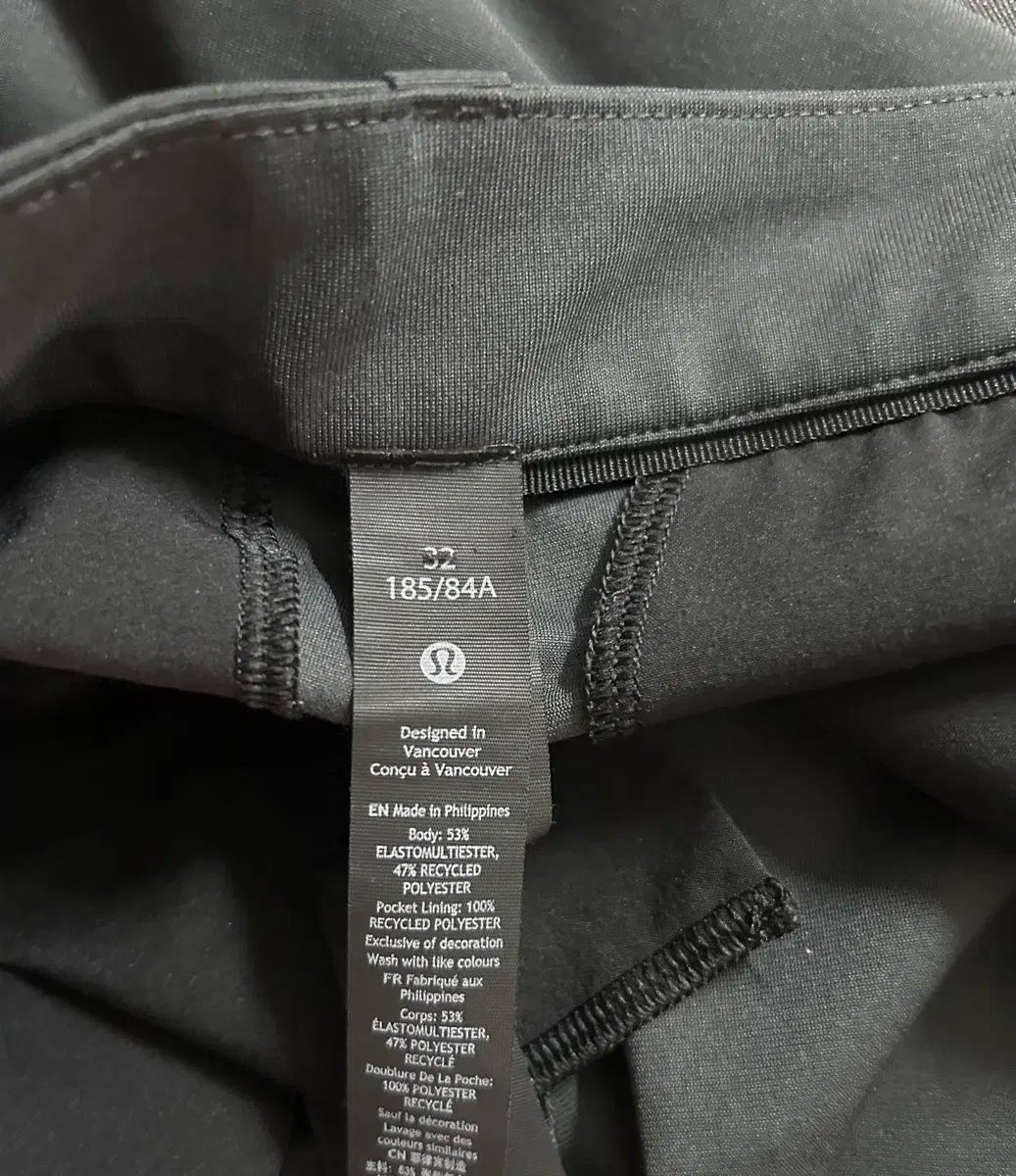 人気商品！ ルルレモン メンズ Obsidian スラックス 32