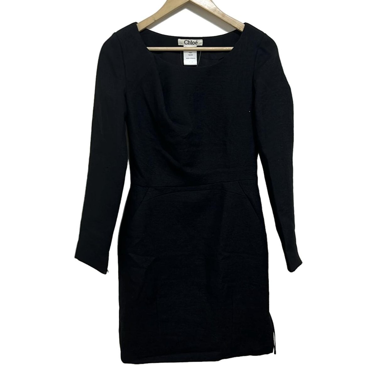 Chloe】クロエ シルクワンピース 34サイズ MADE IN FRANCE