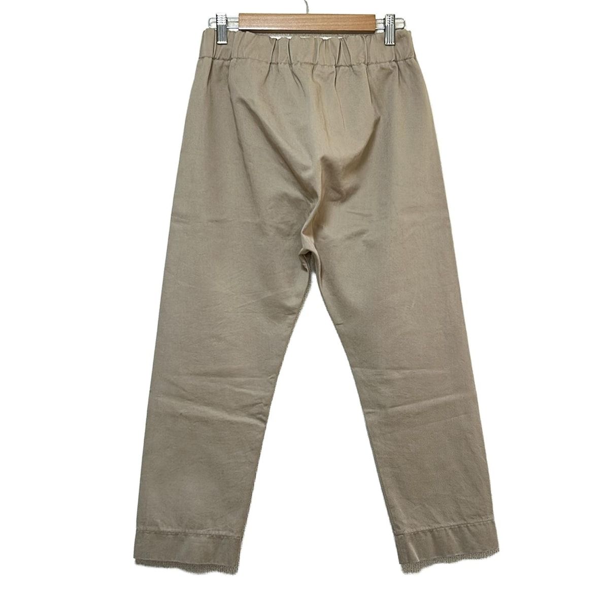MARNI マルニ パンツ サイズ40 M レディース - ベージュ フルレングス ウエストゴム
