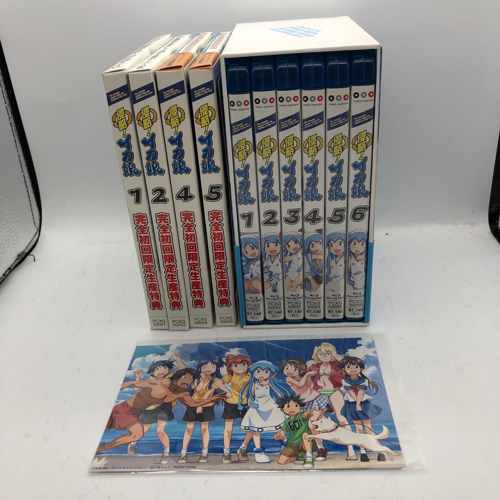 姫路東店】 中古 | その他 Blu-ray 侵略!イカ娘 全6巻セット 【309