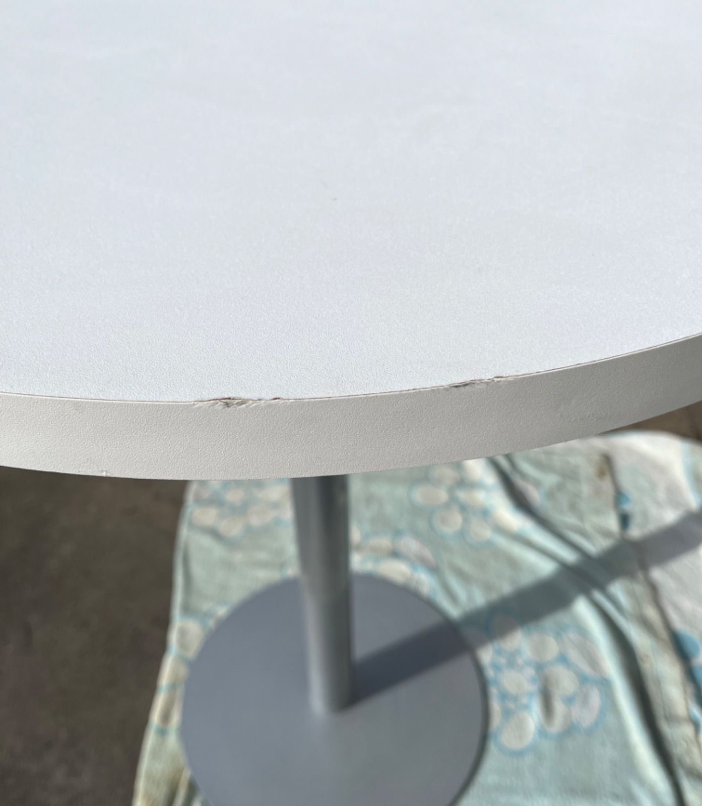 丸テーブル ホワイト カフェ風