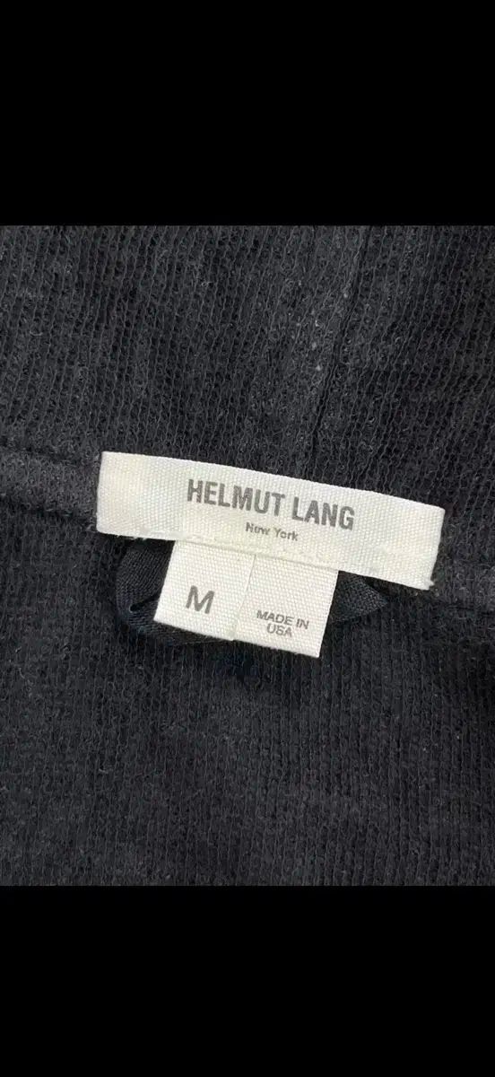 ヘルムート ラング 斜めボーダー ジップアップ ブラック ジャケット