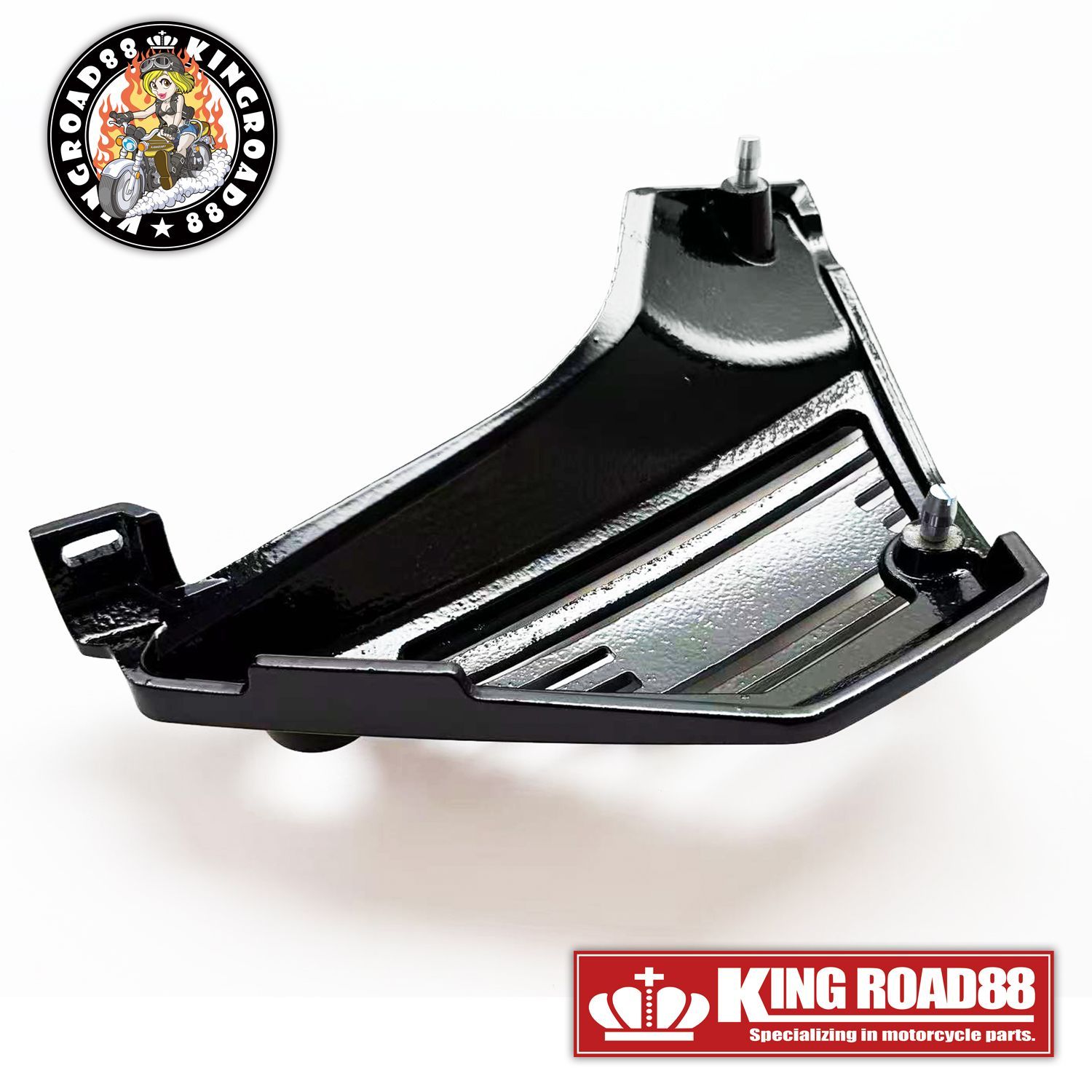 ZRX400 ZR400E KingRoad88 アルミ BEETタイプ ブラック アルフィン