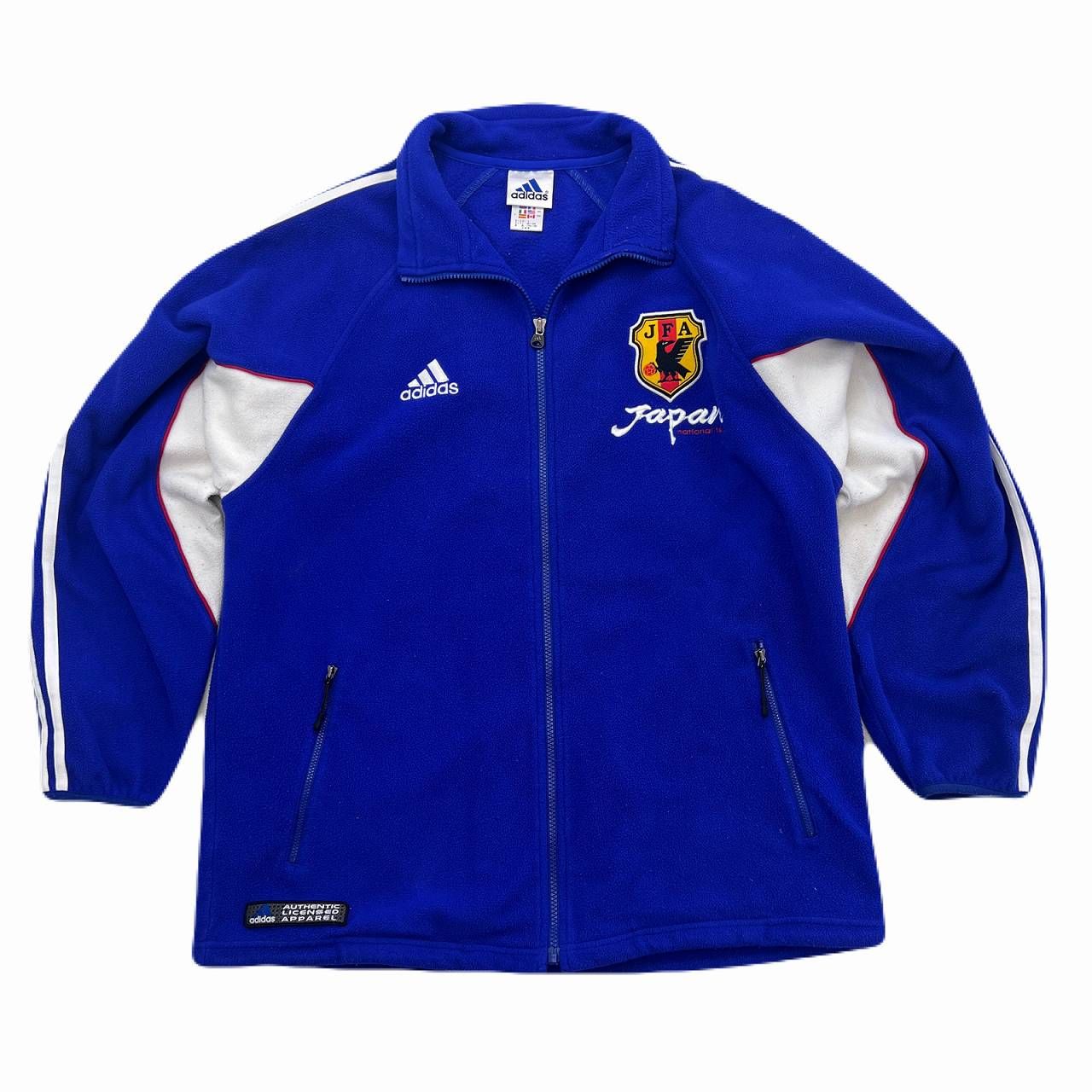 アディダス 日本代表 サッカー フリースジャケット ジップアップ 
