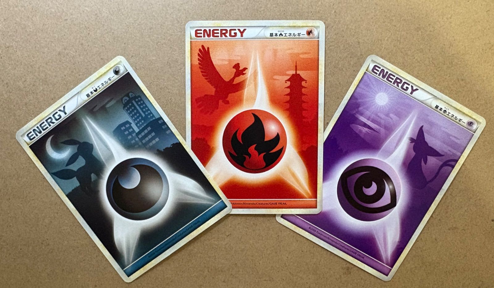 レジェンドエネルギーカードセット ブラッキー エーフィ ホウオウ ポケモンカード
