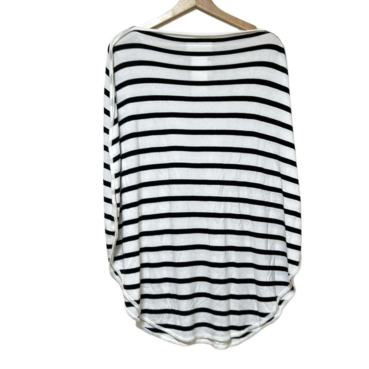 MM6 エムエムシックス チュニック サイズＭ M レディース - 白×黒 ノースリーブ ニット ボーダー