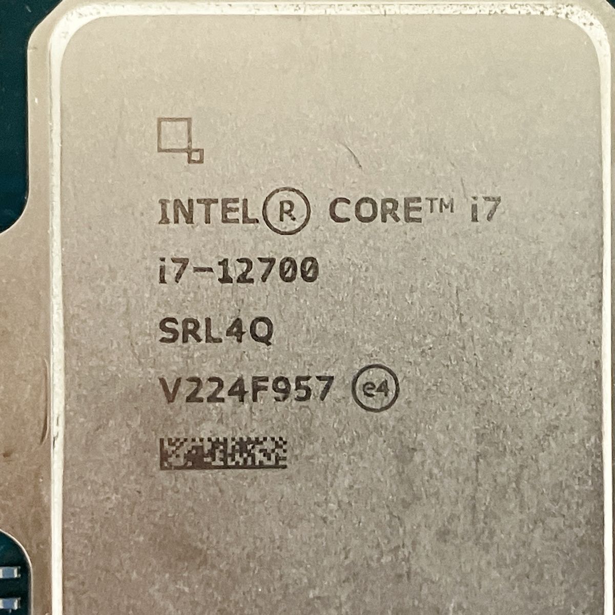 Intel i 7 12700 SRL 4 Q CPU PCパーツ