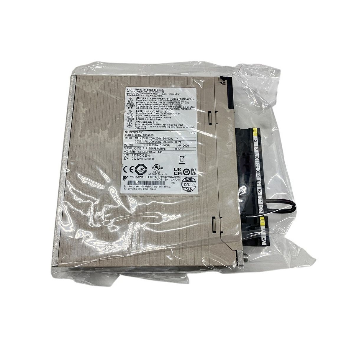  YASKAWA 安川電機 SGDV-1 R 6 A 01 B サーボパック シグマファイブ モーター制御装置 その他 金物 部品