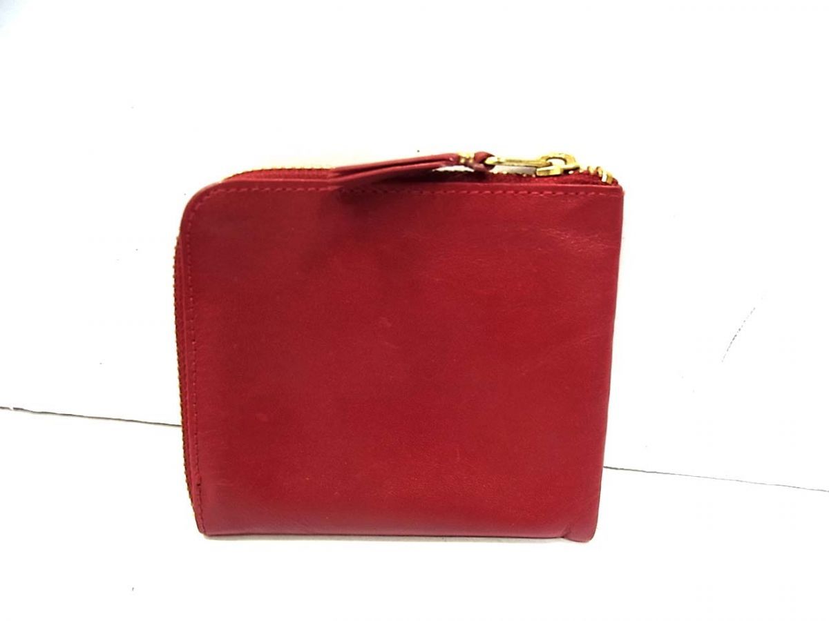 COMME des GARCONS コムデギャルソン レザーコインケース L字ジップ 財布 牛革 レディース メンズ