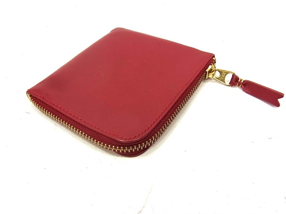  COMME des GARCONS コムデギャルソン レザーコインケース L字ジップ 財布 牛革 レディース メンズ コインケース 小銭入れ 小物