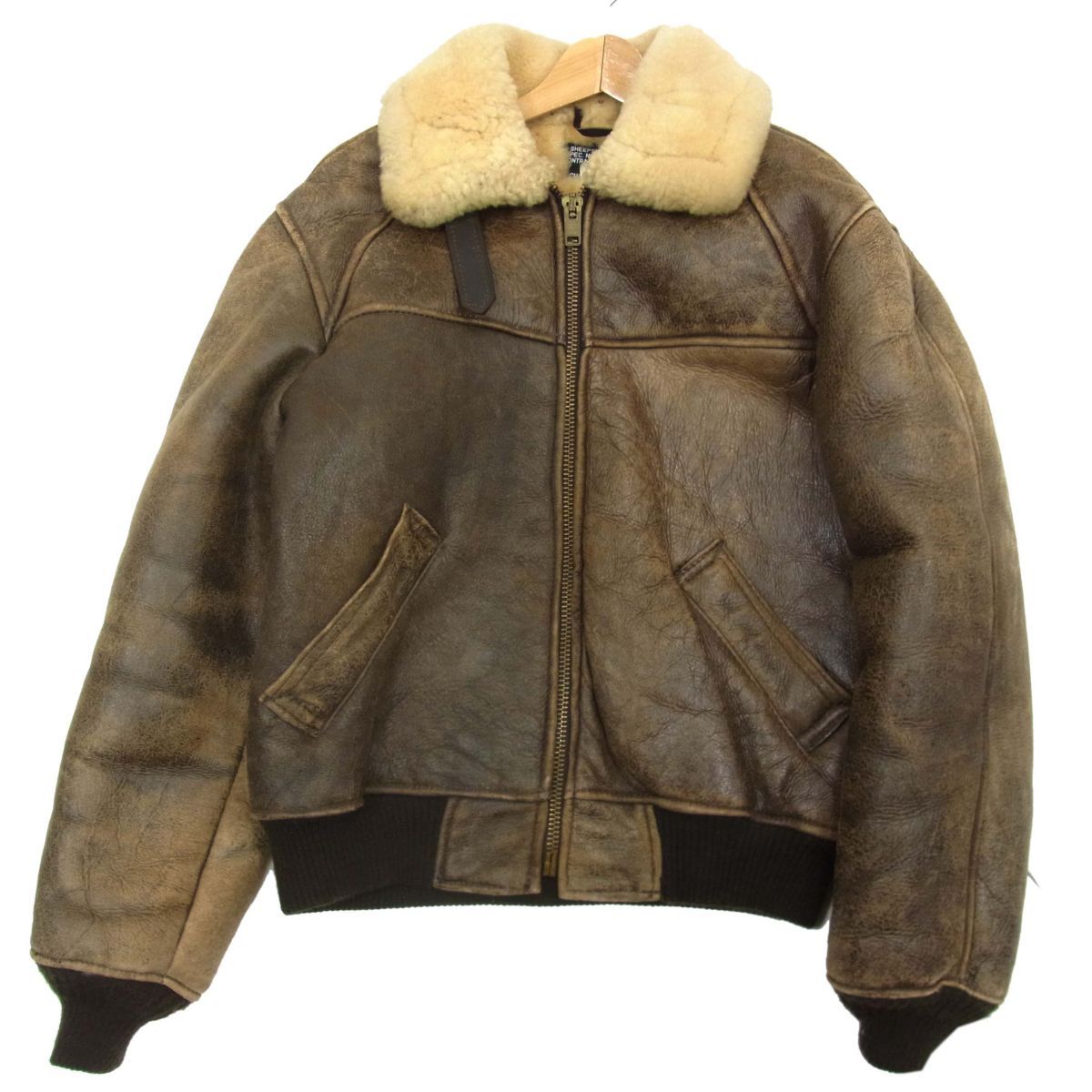 SCHOTT ショット B-6 フライトジャケット ムートン 米国製 メンズ 冬物