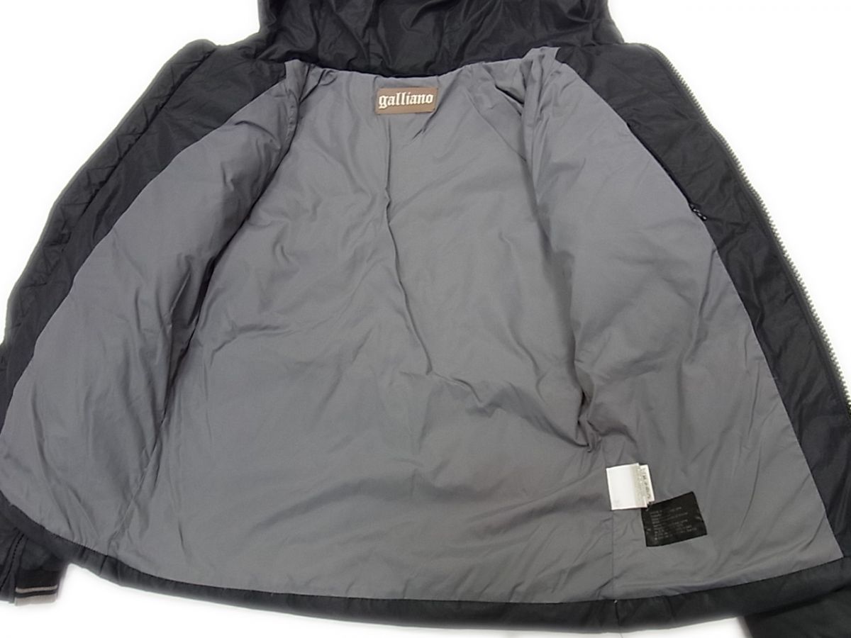 希少 John galliano ジョンガリアーノ ショート ダウンジャケット 新品未使用】ジョンガリアーノ スワロフスキー×フォックスファー